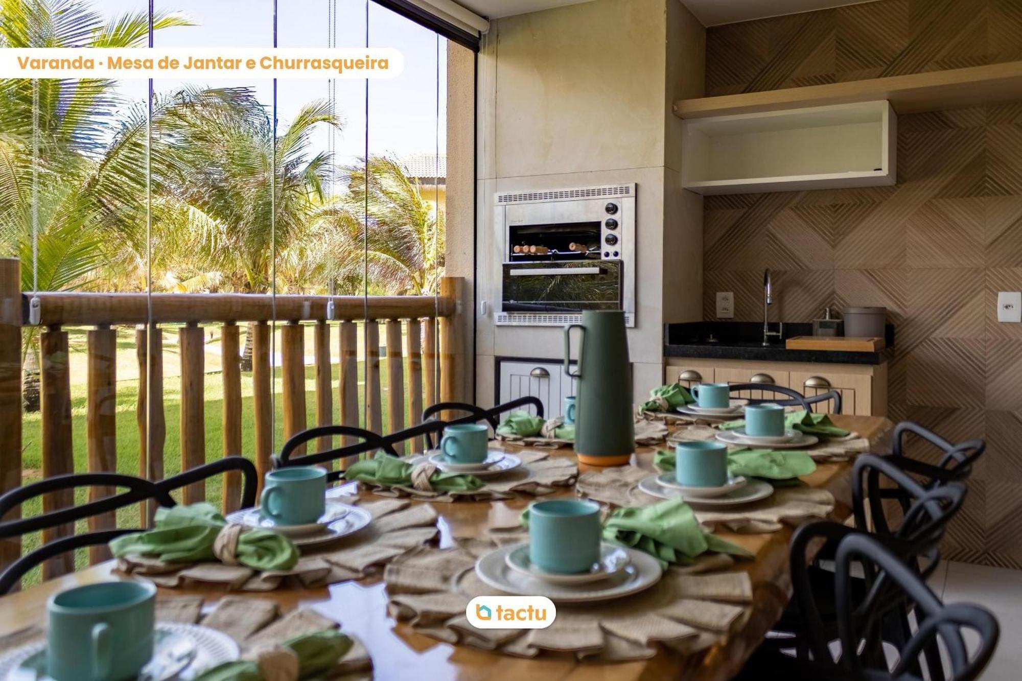 Terreo Enorme Luxuoso No Vg Sun Cumbuco Por Tactu Villa Exteriör bild